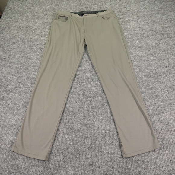 Linksoul Other - Linksoul Bandon Knit Chino Pants 36 Regular Gray 100% Cotton Soft Golf Casual
